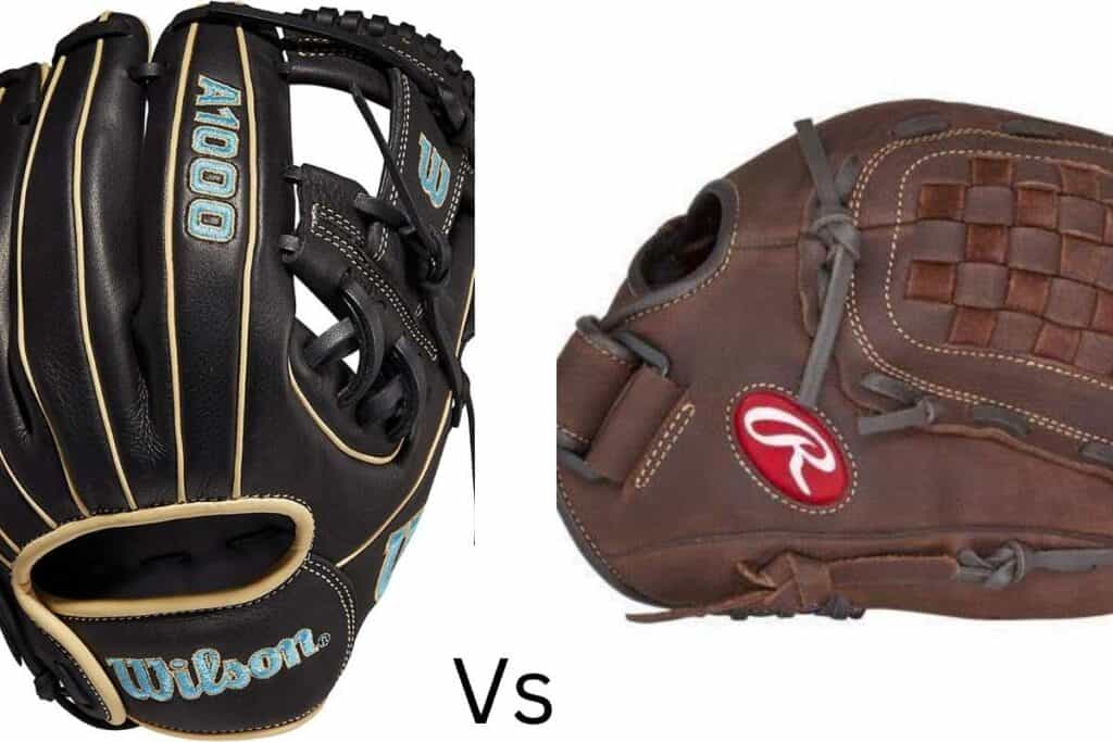 Wilson vs Rawlings Baseball Gloves