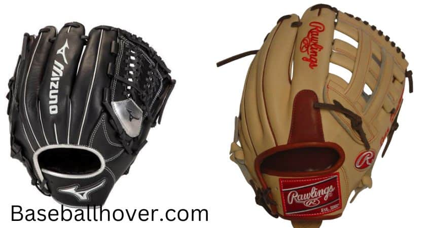 Mizuno Vs Rawlings Baseball Gloves