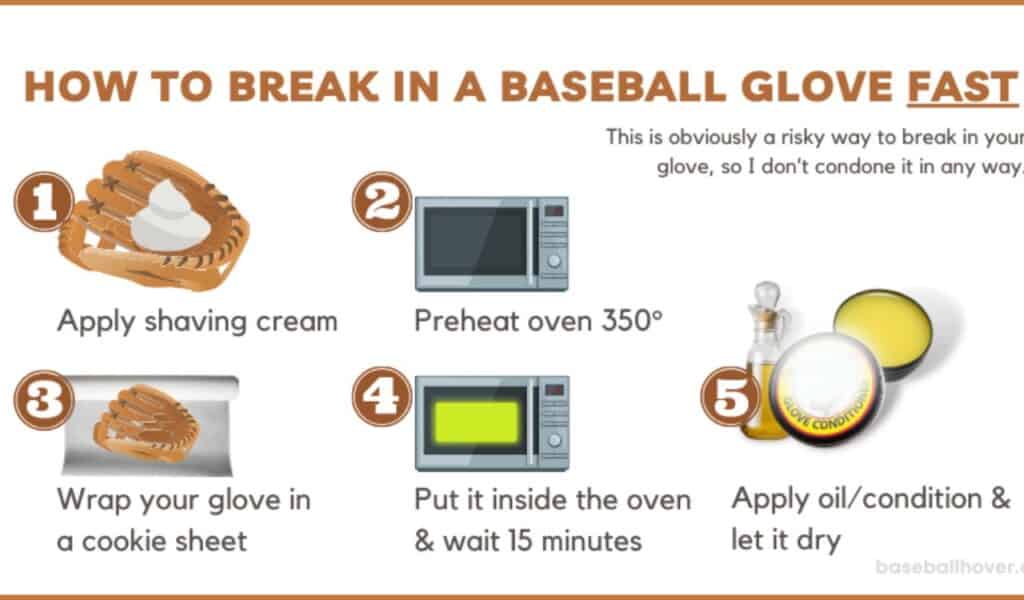 How to Break in a Baseball Glove Fast