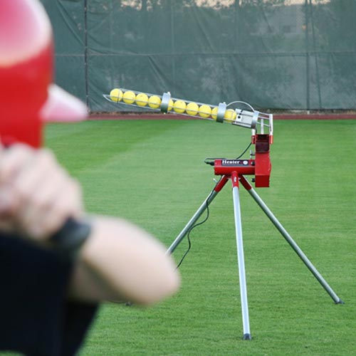 6. Heater Sports Heavy Duty Baseball Pitching Machine (Cookie-cutter Pitching Machine)